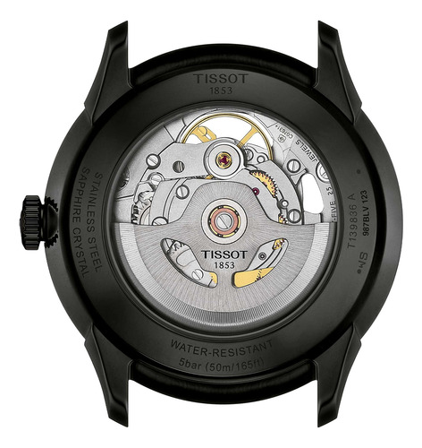 Reloj Tissot Chemin Des Tourelles Skeleton Negro