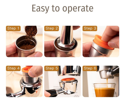 Cápsulas De Café De Acero Inoxidable Recargables