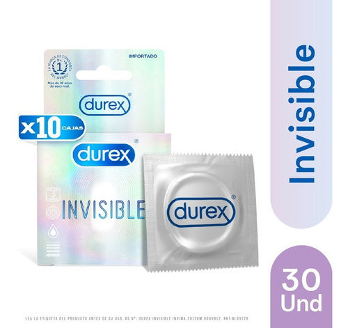 Condones Durex Sensitivo Ultra Del - Unidad a $6572
