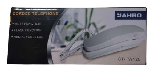 Telefono Jahro Ct-tw126 Blanco Mesa/pared Lamdisc