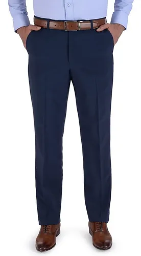 Pantalon Vestir Azul Petroleo Hombre |