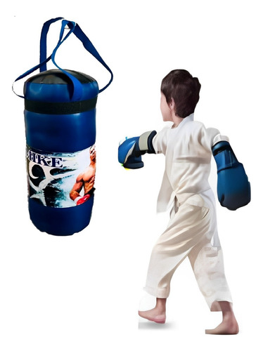 Saco De Box Para Niño Y Guantes - Boxeo