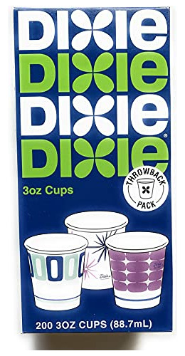 Vasos De Baño Dixie, 3 Oz 200 U., Diseños Surtidos