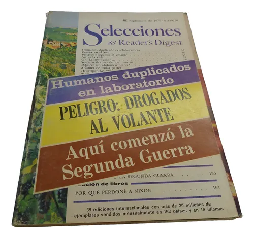 comprar Revista Selecciones Del Readers Digest Setiembre 1979 Esp.