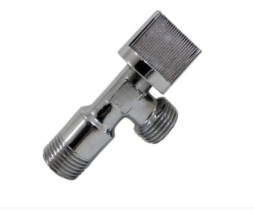 Llave Wc Angular Cromada C/flange 1/2 He X 1/2 He