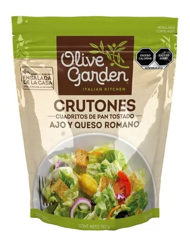 Crutones De Ajo Y Queso Romano 907 G Olive Garden