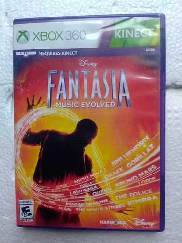 Disney Fantasia Music Evolved Kinect Xbox 360