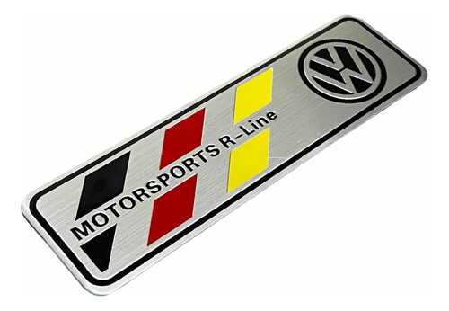 Emblema Vw Motorsport R - Line - Golf Jetta Tiguan Passat !!