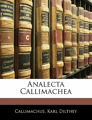 Libro Analecta Callimachea - Callimachus