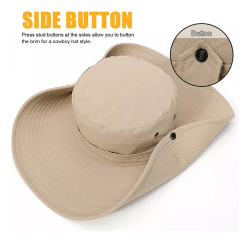 . Gorra De Pescador Con Protector Solar Y Sombrero De Ala
