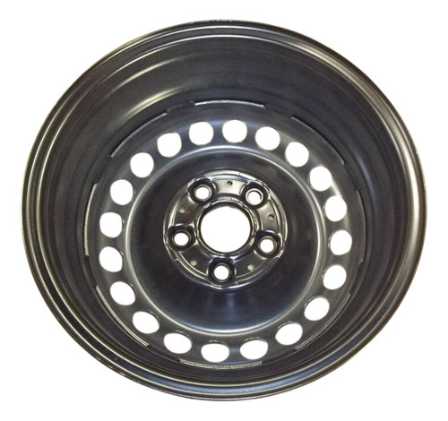 Llanta de hierro plateada Vw R16 Amarok 2010-2016 7h8601027d091 Color plateado