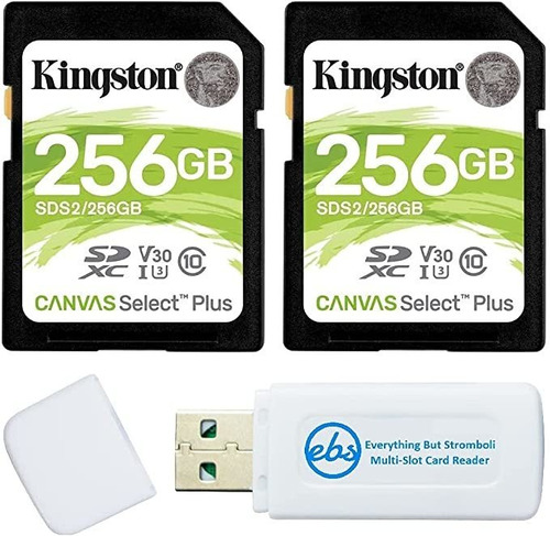 Kingston Canvas Select Plus - Tarjeta De Memoria Sd De 256 .