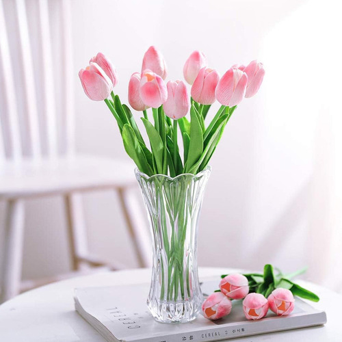 Lámpara De Tulipanes Led Luz Nocturna Con 10 Ramo
