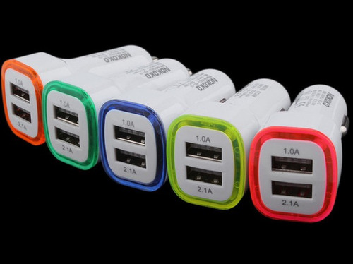 Cargador Usb Para Vehículo Carga Rápida 2.1 Amp - 1 Amp