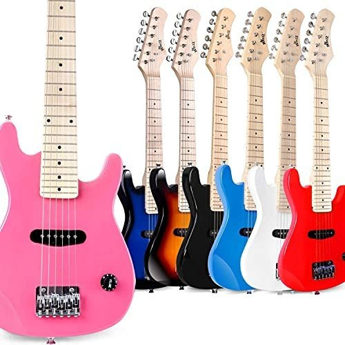 Winzz - Guitarra Eléctrica Para Niños Con Kit Para Princip