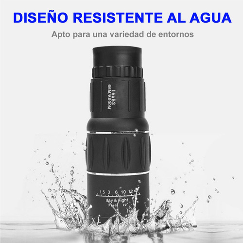 Imagen 5 de 10 de Monocular Hd 16x52 Profesional Lente Pro Bak4 Waterproof