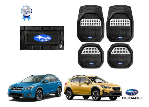 Tapetes 4pz Charola 3d Logo Subaru Xv Crosstrek 2015 A 2023