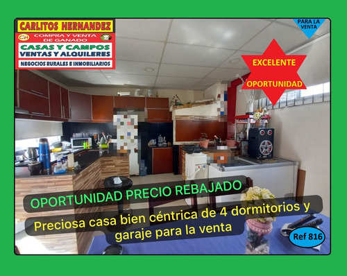 Ref 816) V - ** Oportunidad Precio Rebajado Preciosa Casa Bien Céntrica De 4 Dormitorios Y Garaje Para La Venta En San José