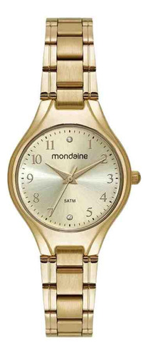 Relógio Mondaine Prata Fem. 32528lpmvde1 Analógico Aço