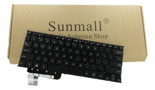 Sunmall Teclado Repuesto Portátil Sin Marco Asus X200 X201e