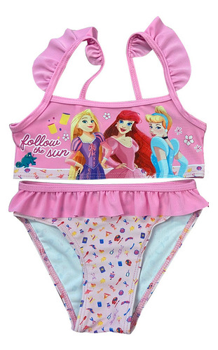 Malla Bikini 2 Piezas Princesas Disney