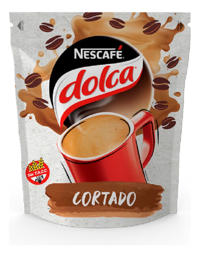 Café Instantáneo Nescafé Dolca Cortado Doypack 125 g