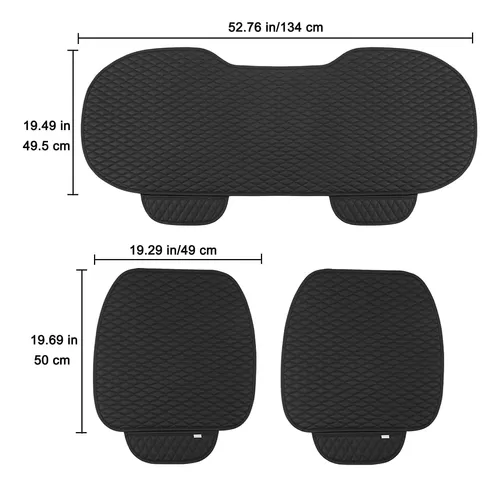 West Llama Funda de cuero sintético para asiento de coche, incluye 1 par de  alfombras para asiento delantero del conductor y 1 funda de asiento