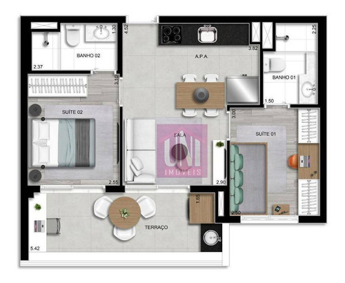 Imagem 2 de 9 de Apartamento Com 2 Dormitórios À Venda, 55 M² Por R$ 933.000 - Jardim Paulista - São Paulo/sp - Ap1954