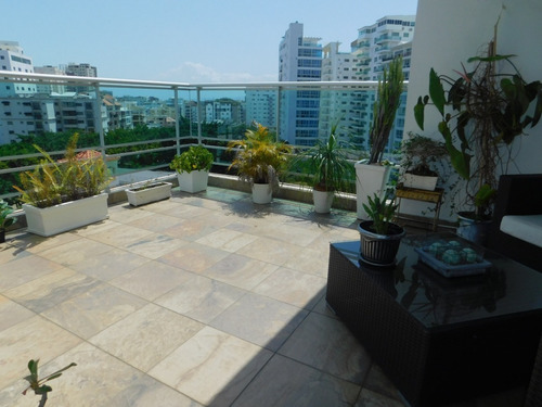 Imagen 16 de 30 de Hermoso Penthouse En Urbanizacion Real, Precio De Alquiler Amueblado Us$3,500.00