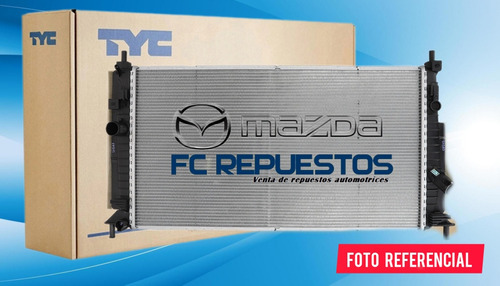 Radiador De Agua Para Mazda 3 1.6cc Y 2.0cc Año 2010-2014 