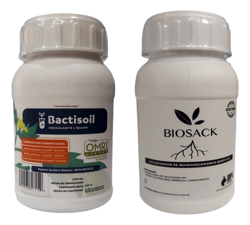 Fertilizantes Bactisoil Y Biosack Huerto En Crecimiento