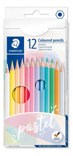 Caja Con 12 Lápices De Colores Staedtler Pastel Alemanes