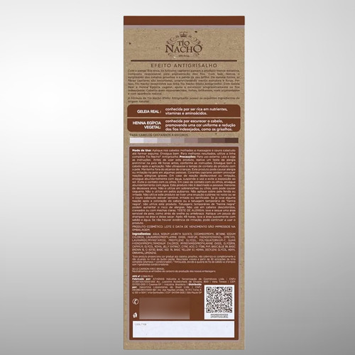 Shampoo Tio Nacho Anti-grisalho Gradual Cobre Brancos 415ml