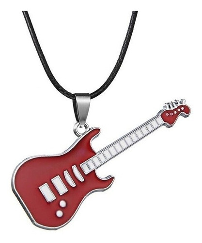 Collar Guitarra De Cuero 