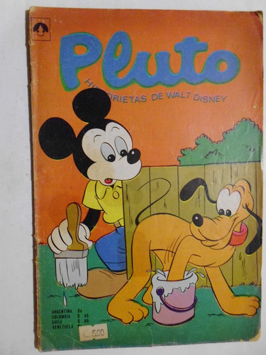 Pluto De Walt Disney, Nro. 109. Comic En Físico