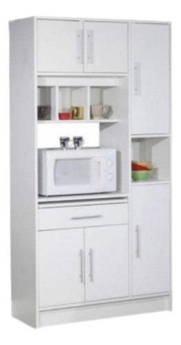 Mueble De Cocina Organizador Microondas Moderno