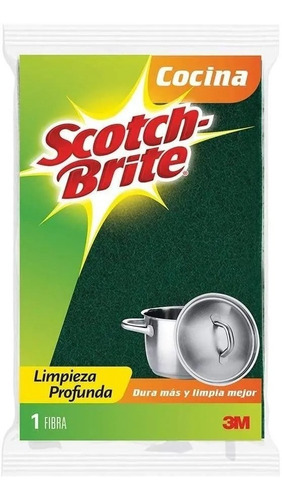 Fibra Con Esponja Scotch - Brite Para Cocina