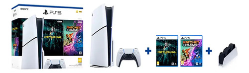 Playstation 5 Bundle, 2 Juegos Standard Charging Station Msi