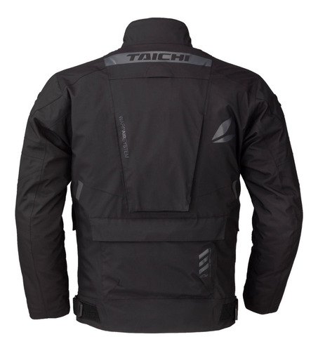 Imagen 2 de 10 de Campera Moto Rs-taichi Kompas Black 4 Estaciones Impermeable