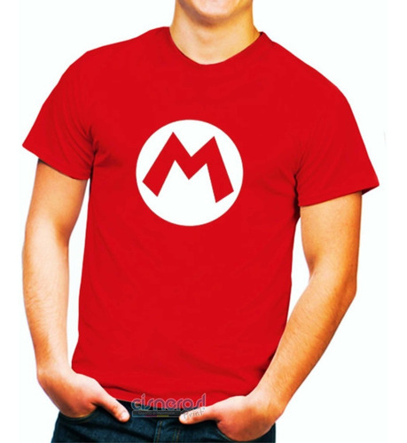 Playera Mario Bros Nintendo Logo Caballero Dama Niño