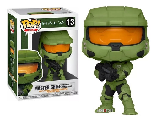 Funko Pop Halo Master Chief With Ma40 Assault Rifle #13