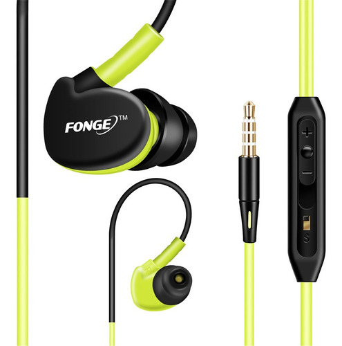 Fonge S500 Sport Stereo Bass 3,5 Mm In-ear Auricular Running