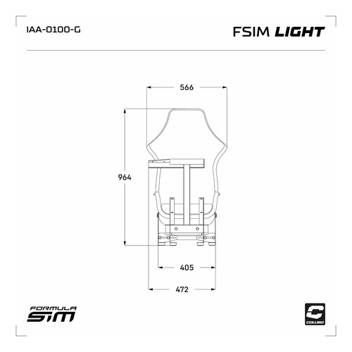 Imagen 3 de 9 de Simulador De Manejo Con Butaca Formula Fsim Light