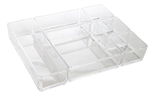 Arad Clear Acrylic Office Tool Craft Organizer Set, Desk Dra