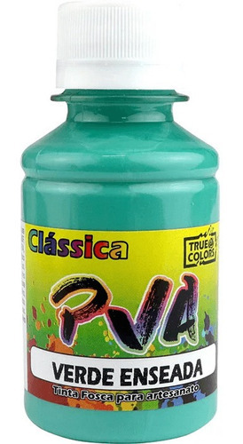 Tinta Pva Fosca Artesanato 100ml True Colors Cores Diversas Cor Verde enseada