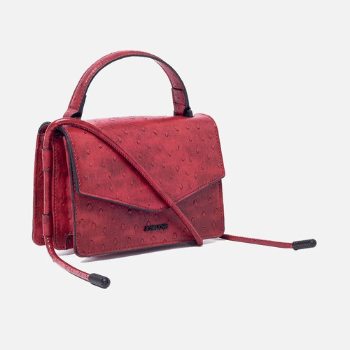 Bolsa John John Satchel Bag Mercy Red Feminina Vermelha