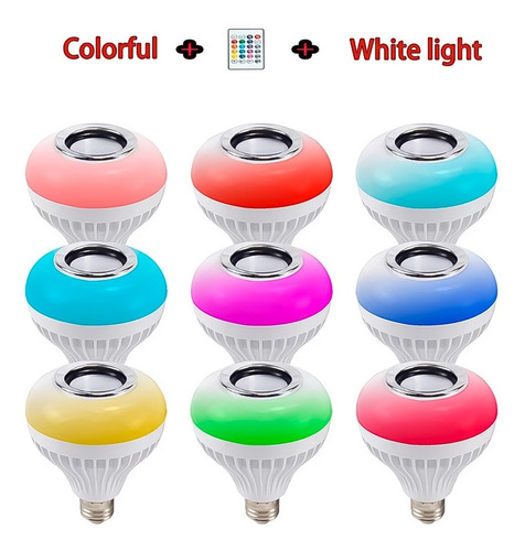 Imagen 7 de 7 de Foco Parlant Bluetooth Multicolor Led Inteligent Control