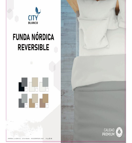 Funda Nórdica Reversible C/fundas Edredón Queen Size 220x240