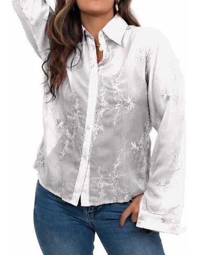 Blusa Camisa Mujer Manga Larga Claudia