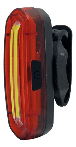 Luz Led Bicicleta Roja/blanca 120 Lúmenes Recargable Usb